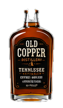 Old Copper Tennessee Sour Mash Whiskey bottle