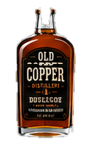 Old Copper Straight Rye Whiskey bottle concept